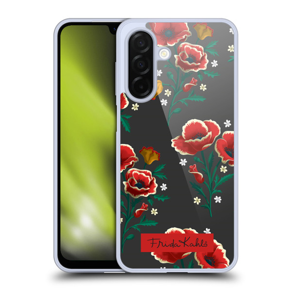 Frida Kahlo Flowers Red Soft Gel Case for Samsung Galaxy A26 5G