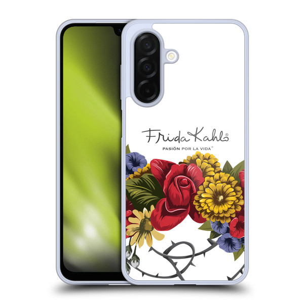 Frida Kahlo Red Florals Bunch Soft Gel Case for Samsung Galaxy A26 5G