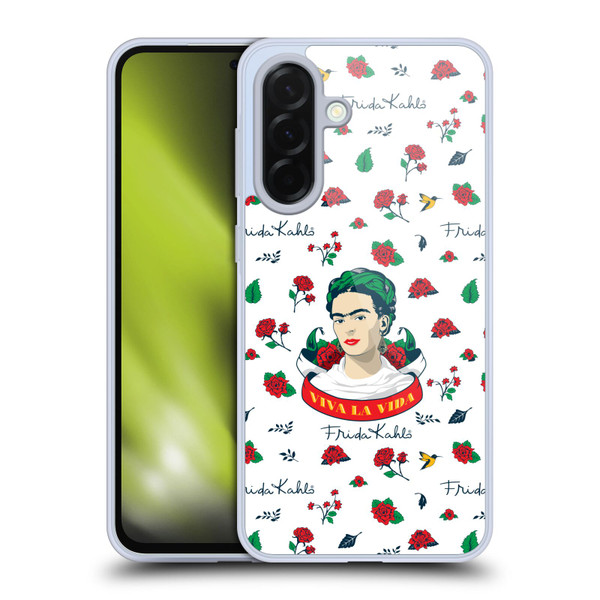 Frida Kahlo Icons Rose Patterns Soft Gel Case for Samsung Galaxy A36 5G
