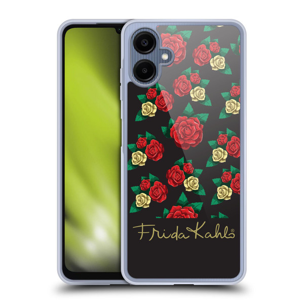 Frida Kahlo Roses Pattern Soft Gel Case for Samsung Galaxy A06 4G / 5G