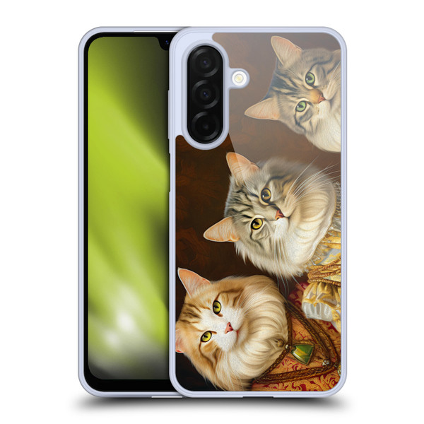 Michael David Ward Animals Fancy Cats Soft Gel Case for Samsung Galaxy A26 5G