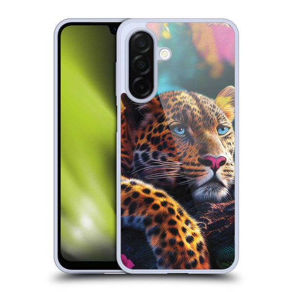 Michael David Ward Animals Reclining Leopard Soft Gel Case for Samsung Galaxy A26 5G