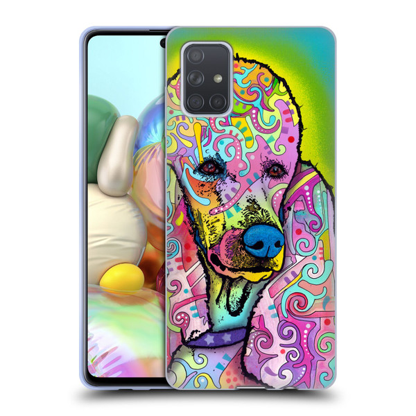 Dean Russo Dogs 3 Poodle Soft Gel Case for Samsung Galaxy A71 (2019)