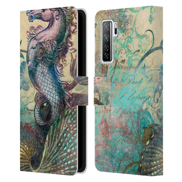 Aimee Stewart Fantasy The Seahorse Leather Book Wallet Case Cover For Huawei Nova 7 SE/P40 Lite 5G