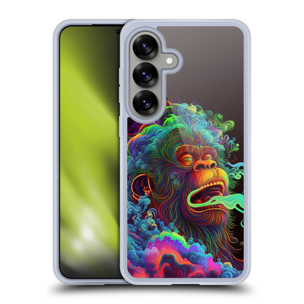 Wumples Cosmic Animals Clouded Monkey Soft Gel Case for Samsung Galaxy S25 & MagSafe