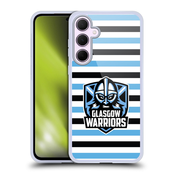 Glasgow Warriors Logo 2 Stripes 2 Soft Gel Case for Samsung Galaxy A35 5G