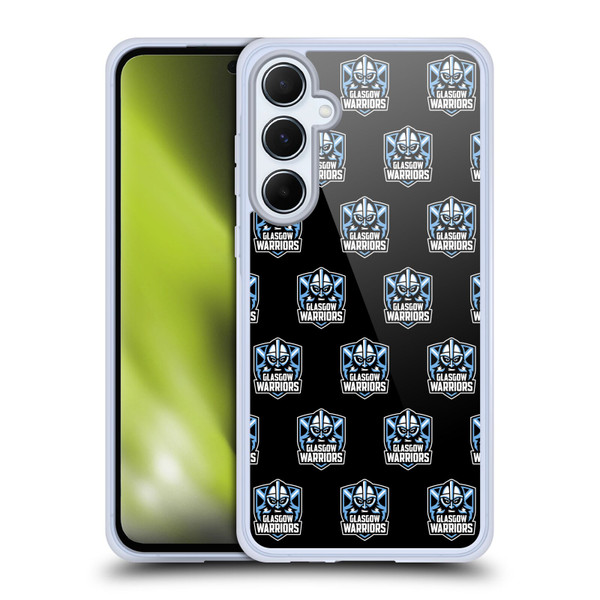Glasgow Warriors Logo 2 Patterns Soft Gel Case for Samsung Galaxy A55 5G