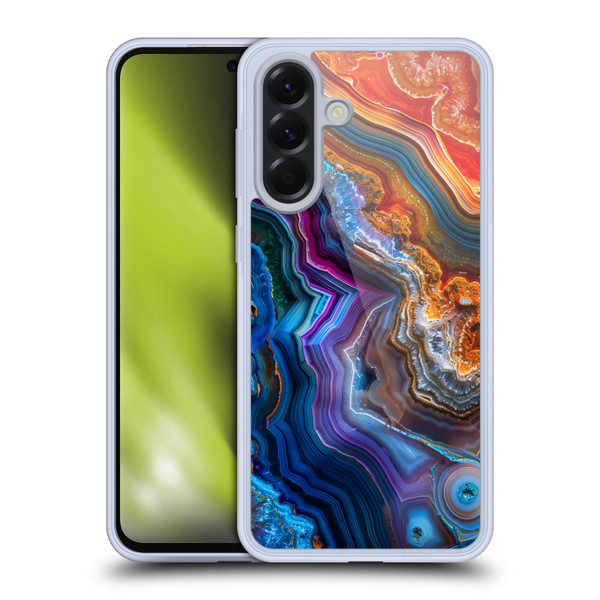 Haroulita Agates Multicolor Soft Gel Case for Samsung Galaxy A56 5G