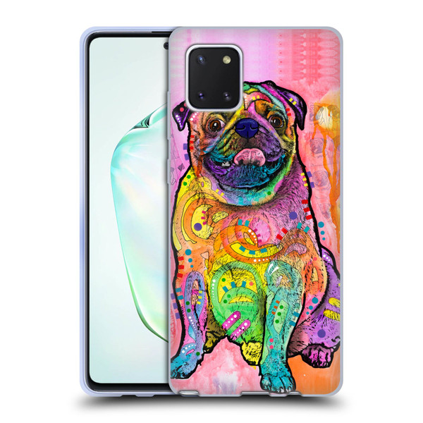 Dean Russo Dogs 3 Pug Soft Gel Case for Samsung Galaxy Note10 Lite