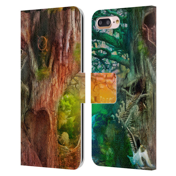 Aimee Stewart Fantasy Dream Tree Leather Book Wallet Case Cover For Apple iPhone 7 Plus / iPhone 8 Plus