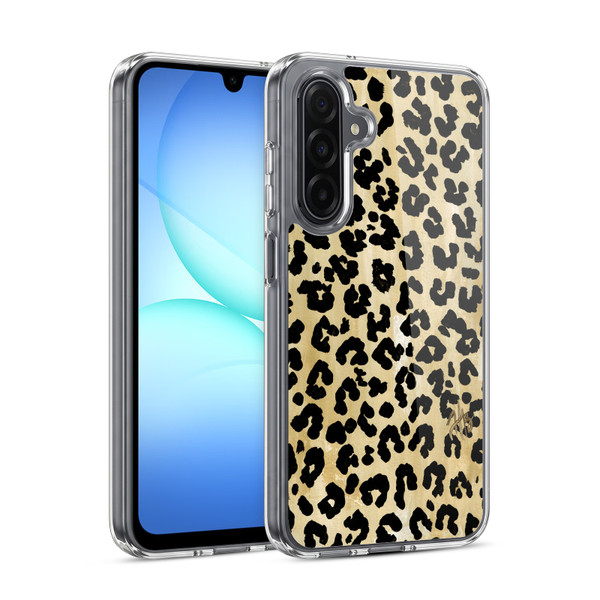 Haley Bush Pattern Painting Leopard Print Soft Gel Case for Samsung Galaxy A17 4G / 5G