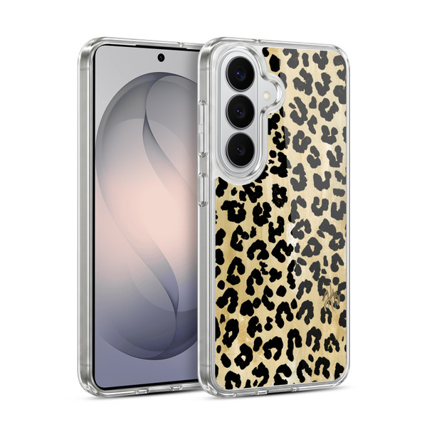 Haley Bush Pattern Painting Leopard Print Soft Gel Case for Samsung Galaxy S26 Plus