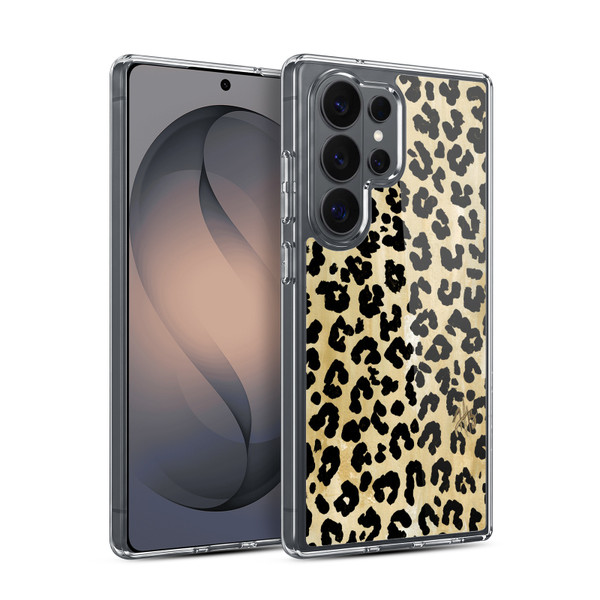 Haley Bush Pattern Painting Leopard Print Soft Gel Case for Samsung Galaxy S26 Ultra