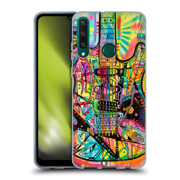 Dean Russo Pop Culture Guitar Soft Gel Case for Huawei Y6p