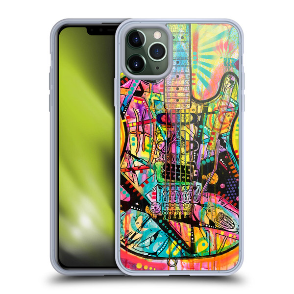 Dean Russo Pop Culture Guitar Soft Gel Case for Apple iPhone 11 Pro Max
