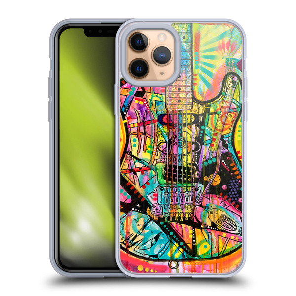 Dean Russo Pop Culture Guitar Soft Gel Case for Apple iPhone 11 Pro