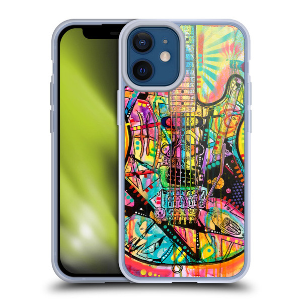 Dean Russo Pop Culture Guitar Soft Gel Case for Apple iPhone 12 Mini