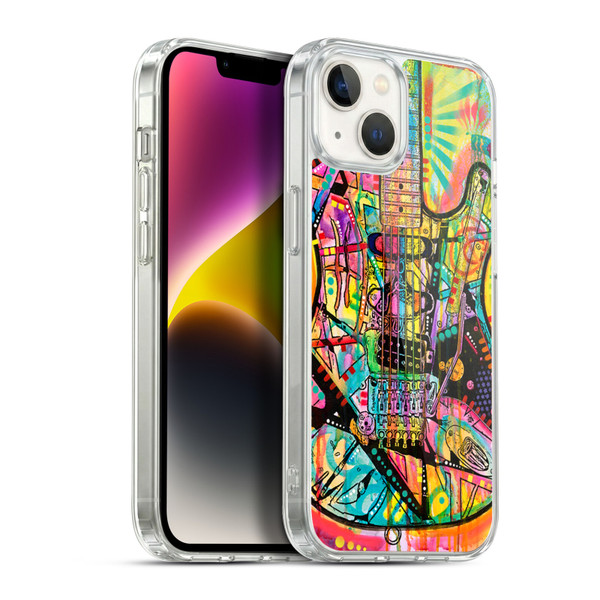 Dean Russo Pop Culture Guitar Soft Gel Case for Apple iPhone 14 Plus & MagSafe