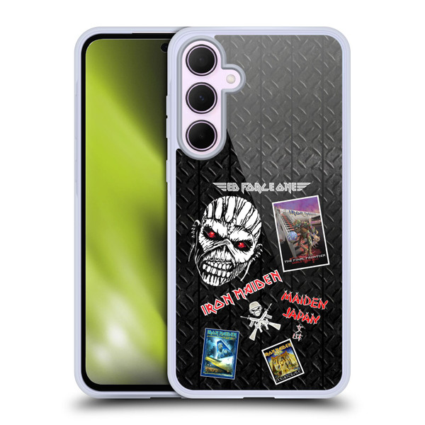 Iron Maiden Graphics Collage Soft Gel Case for Samsung Galaxy A35 5G
