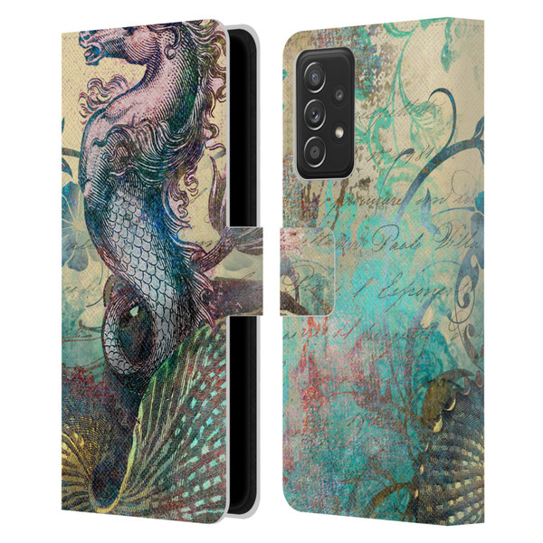 Aimee Stewart Fantasy The Seahorse Leather Book Wallet Case Cover For Samsung Galaxy A52 / A52s / 5G (2021)