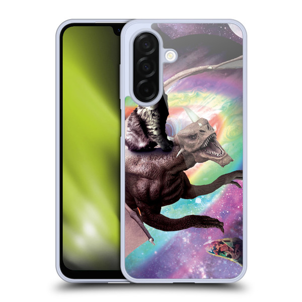 Random Galaxy Space Cat Galaxy Dragon Soft Gel Case for Samsung Galaxy A26 5G