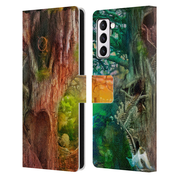 Aimee Stewart Fantasy Dream Tree Leather Book Wallet Case Cover For Samsung Galaxy S21+ 5G