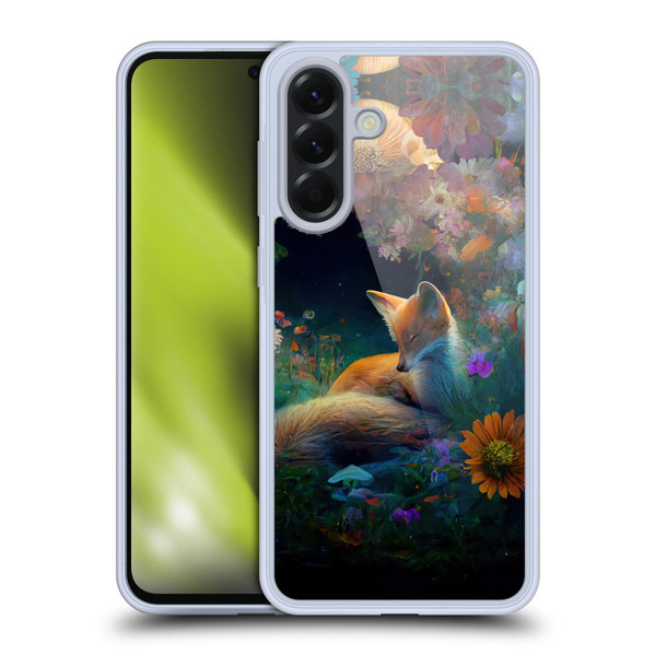 JK Stewart Art Fox Soft Gel Case for Samsung Galaxy A56 5G