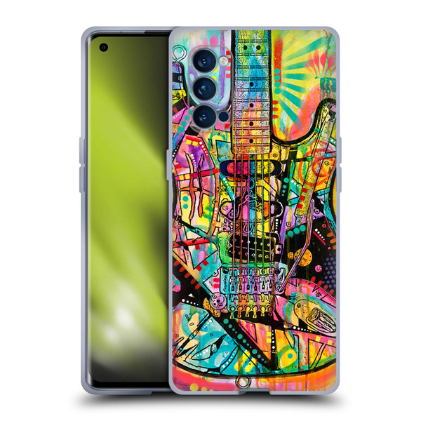 Dean Russo Pop Culture Guitar Soft Gel Case for OPPO Reno 4 Pro 5G