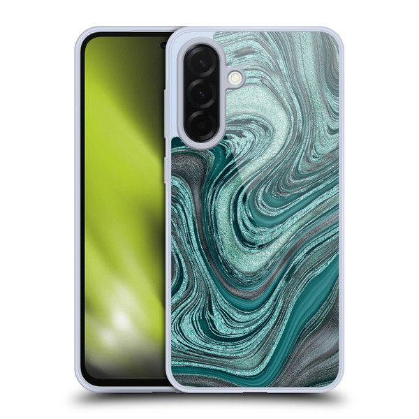 LebensArt Gemstone Marble Shiny River Soft Gel Case for Samsung Galaxy A36 5G