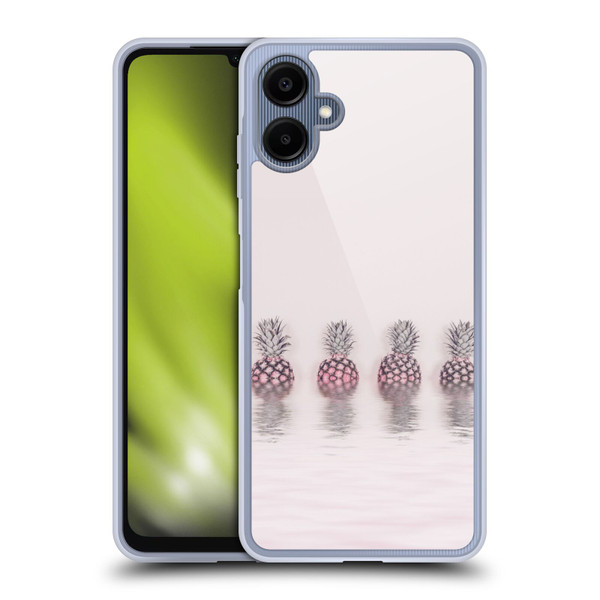 LebensArt Pastels Pineapples Soft Gel Case for Samsung Galaxy A06 4G / 5G