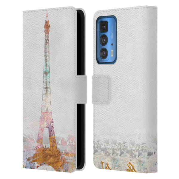 Aimee Stewart Landscapes Paris Color Splash Leather Book Wallet Case Cover For Motorola Edge 20 Pro