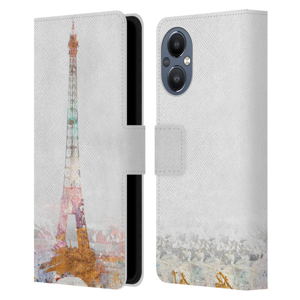 Aimee Stewart Landscapes Paris Color Splash Leather Book Wallet Case Cover For OnePlus Nord N20 5G