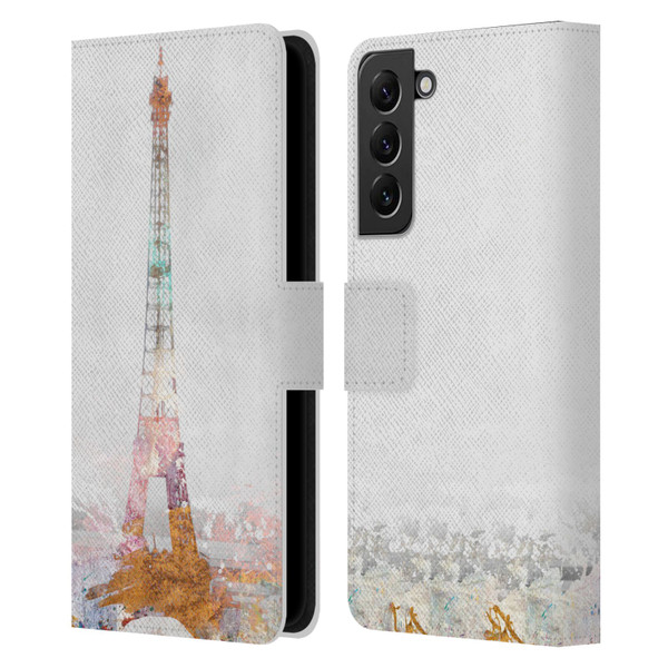 Aimee Stewart Landscapes Paris Color Splash Leather Book Wallet Case Cover For Samsung Galaxy S22+ 5G