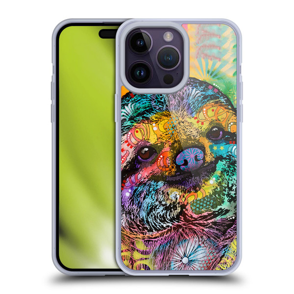 Dean Russo Wildlife 3 Sloth Soft Gel Case for Apple iPhone 14 Pro Max