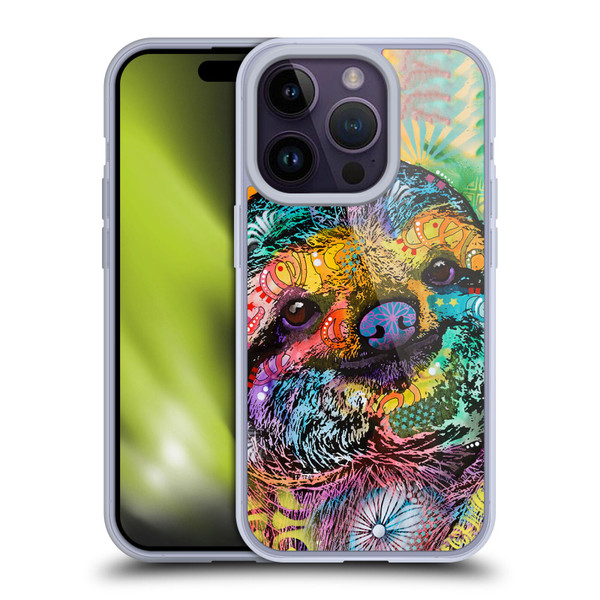Dean Russo Wildlife 3 Sloth Soft Gel Case for Apple iPhone 14 Pro
