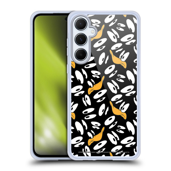Looney Tunes Patterns Daffy Duck Soft Gel Case for Samsung Galaxy A55 5G