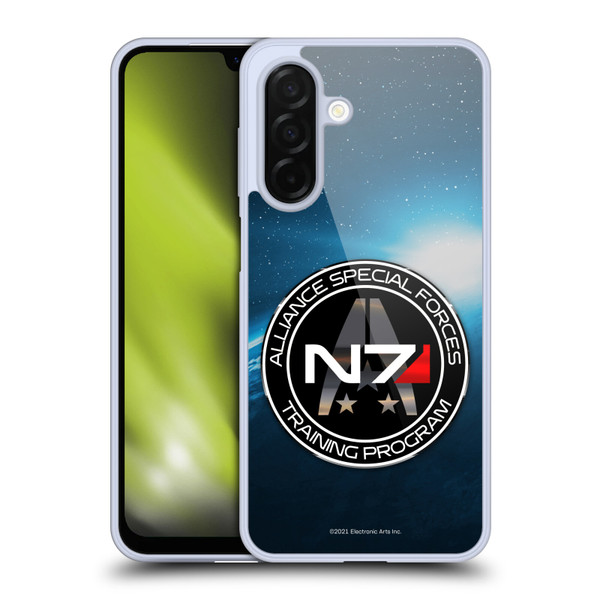 EA Bioware Mass Effect 3 Badges And Logos N7 Training Program Soft Gel Case for Samsung Galaxy A26 5G