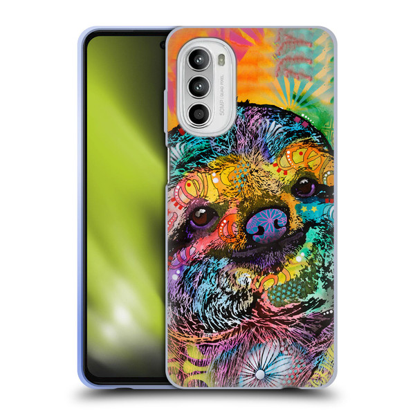 Dean Russo Wildlife 3 Sloth Soft Gel Case for Motorola Moto G52