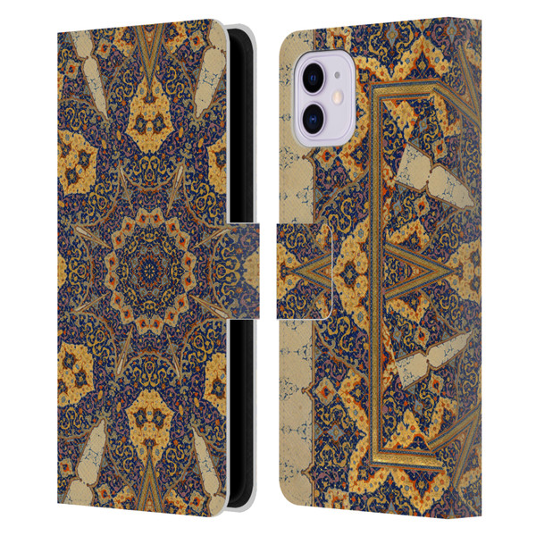 Aimee Stewart Mandala Ancient Script Leather Book Wallet Case Cover For Apple iPhone 11