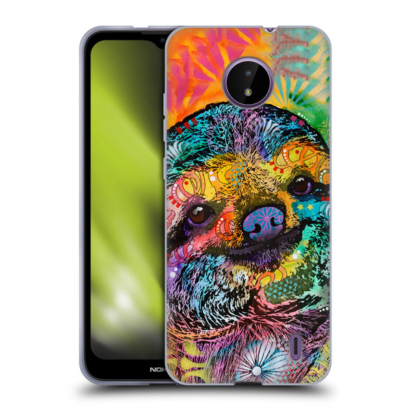 Dean Russo Wildlife 3 Sloth Soft Gel Case for Nokia C10 / C20