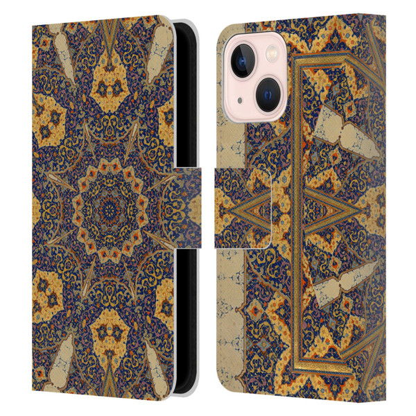 Aimee Stewart Mandala Ancient Script Leather Book Wallet Case Cover For Apple iPhone 13 Mini