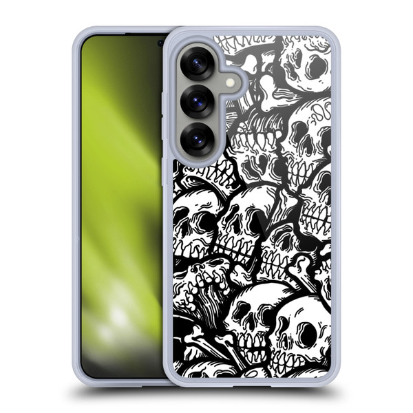 Matt Bailey Skull All Over Soft Gel Case for Samsung Galaxy S25 & MagSafe