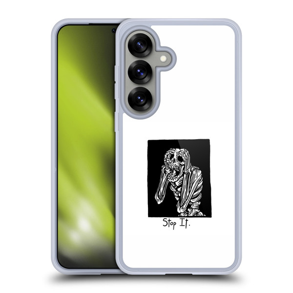 Matt Bailey Skull Stop It Soft Gel Case for Samsung Galaxy S25 & MagSafe