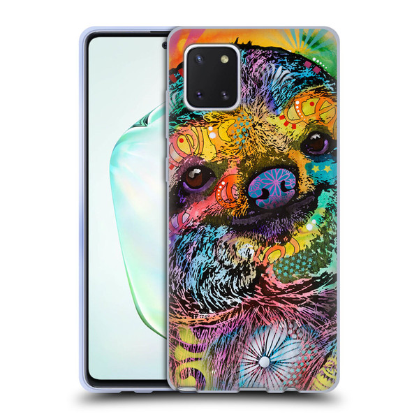 Dean Russo Wildlife 3 Sloth Soft Gel Case for Samsung Galaxy Note10 Lite