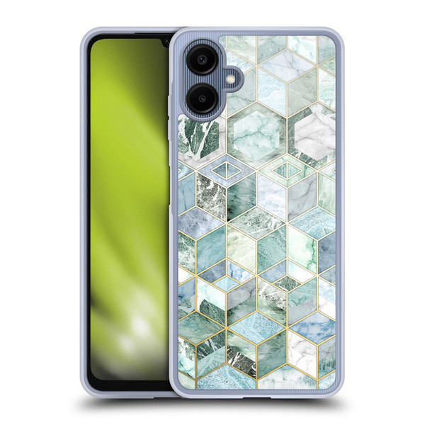 Micklyn Le Feuvre Marble Patterns Jade Honeycomb Soft Gel Case for Samsung Galaxy A06 4G / 5G