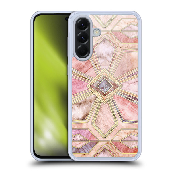 Micklyn Le Feuvre Marble Patterns Gilded Stone Tiles Soft Gel Case for Samsung Galaxy A56 5G