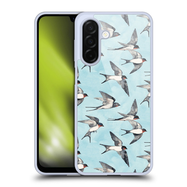 Micklyn Le Feuvre Patterns Swallow Flight Soft Gel Case for Samsung Galaxy A26 5G