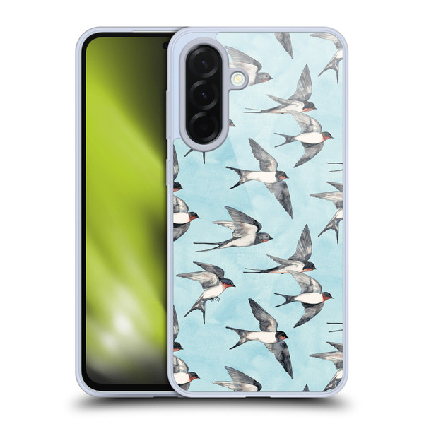 Micklyn Le Feuvre Patterns Swallow Flight Soft Gel Case for Samsung Galaxy A36 5G