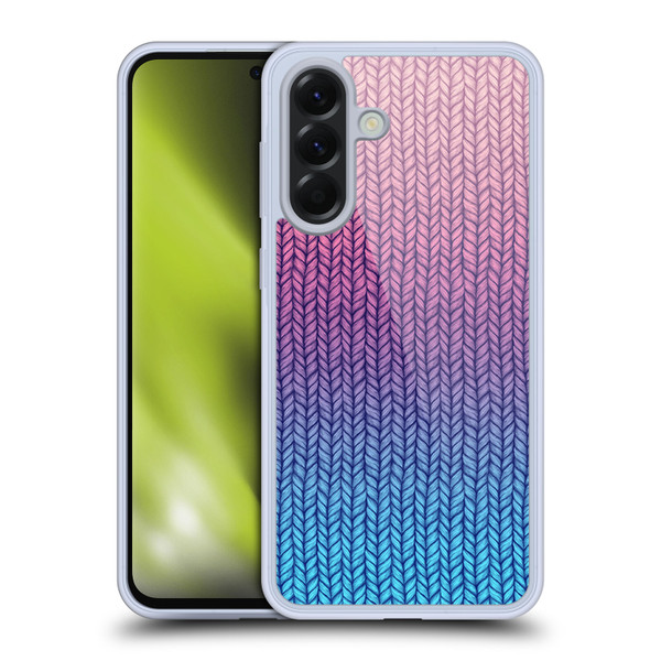 Micklyn Le Feuvre Patterns Chunky Knit Soft Gel Case for Samsung Galaxy A56 5G