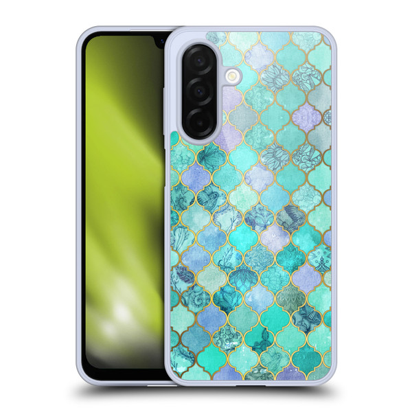 Micklyn Le Feuvre Moroccan Mint Green Soft Gel Case for Samsung Galaxy A26 5G